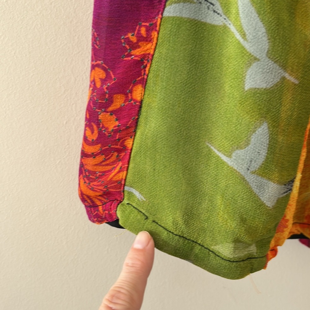 Vintage Sacred Threads Boho Patchwork Maxi Skirt … - image 3